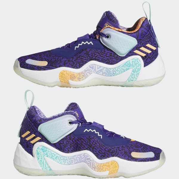 adidas D.O.N. Issue #3 Shoes - Purple | Kids' Basketball | adidas US