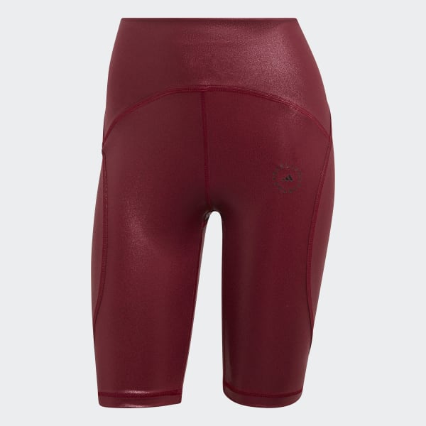 Purpurová Legíny adidas by Stella McCartney Shiny Cycling JKL99