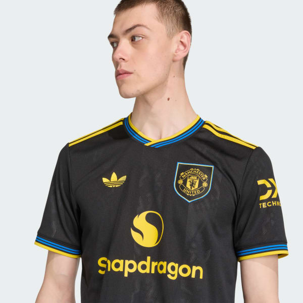 adidas Manchester United 25/26 Third Jersey - Black | Free