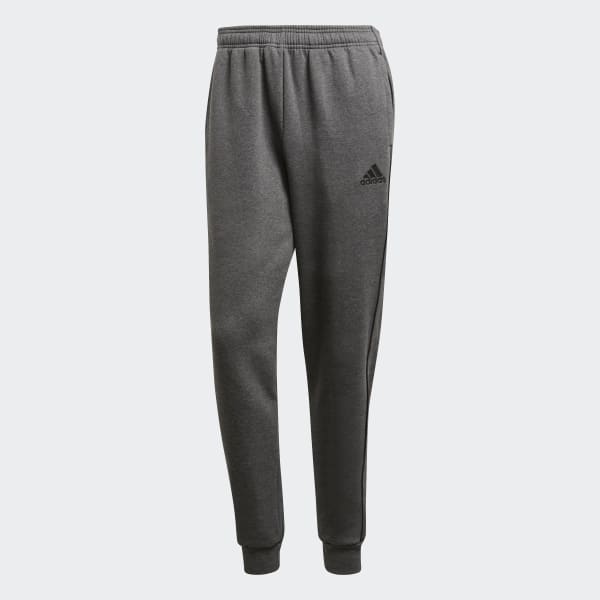 Adidas Mens Core 18 Sweat Tracksuit Bottoms In Grey And Black Adidas Uk