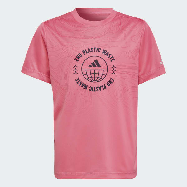 Pink UNITEFIT AEROREADY Run for the Oceans Tee (Gender Neutral)