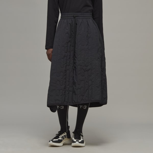 Zwart Y-3 Classic Light Down Quilted Skirt MGV23