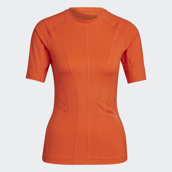 Orange adidas by Stella McCartney TruePurpose Training T-Shirt VB146