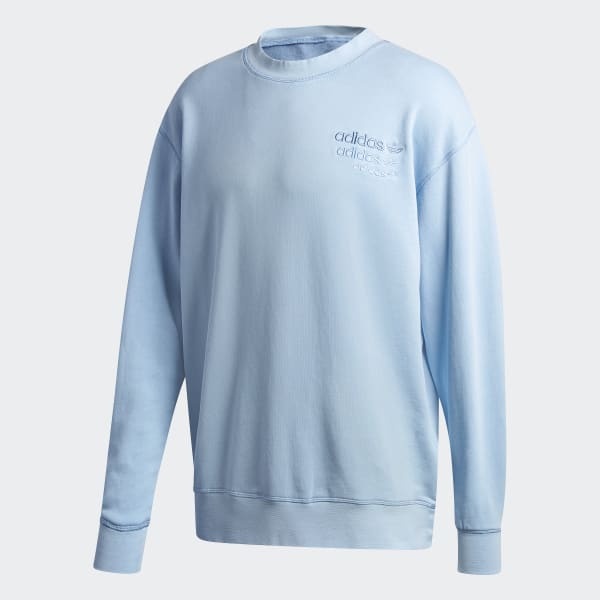 adidas originals overdyed crew sweatshirt women's
