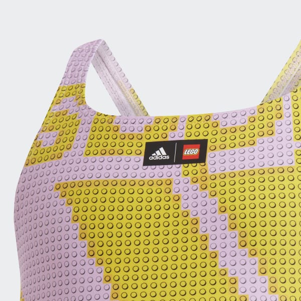 yellow adidas swimsuit