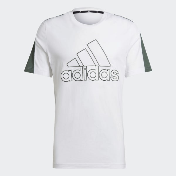 Bianco Future Icons Embroidered Badge of Sport T-Shirt DO009