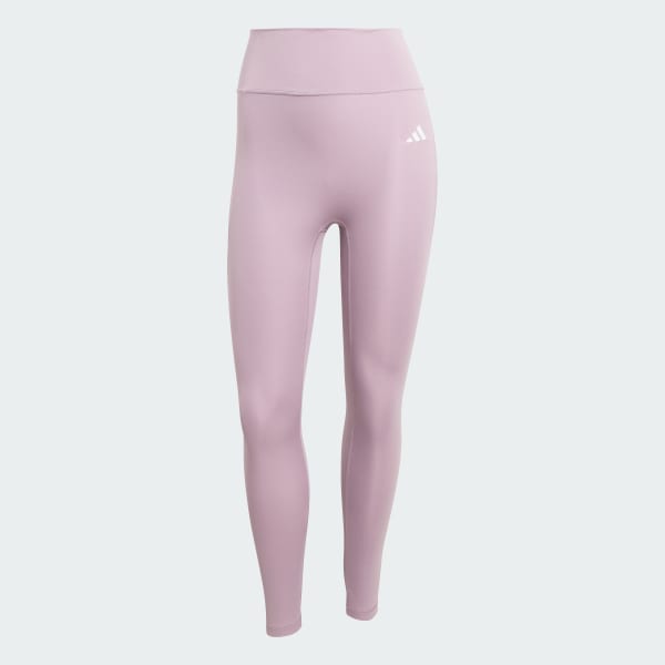 Purple Optimé Essentials No Front Rise Seam 7/8 Leggings