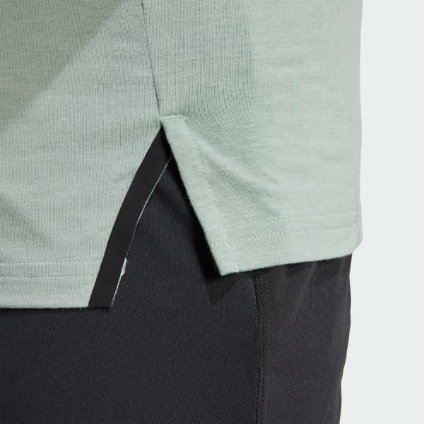 adidas Designed for Training Workout Tee - Green | Free