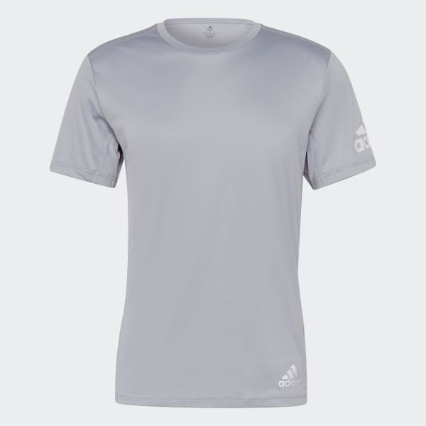 Grey adidas t shirt store