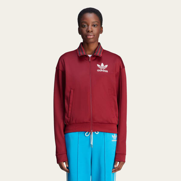 Adidas lace track jacket top