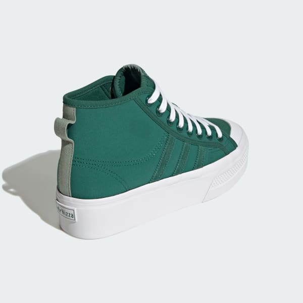 adidas Nizza Platform Mid Shoes Green adidas India