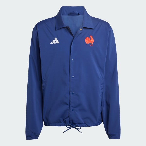 Niebieski France Rugby Heritage Jacket
