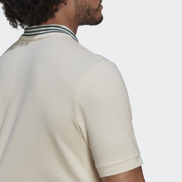 Beige Piqué Polo Shirt EUW27