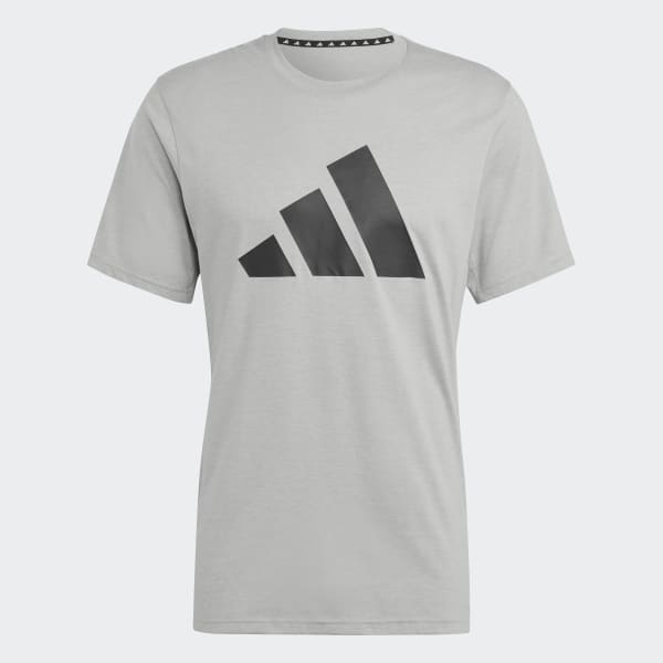 Gris T-shirt de training avec logo Train Essentials Feelready
