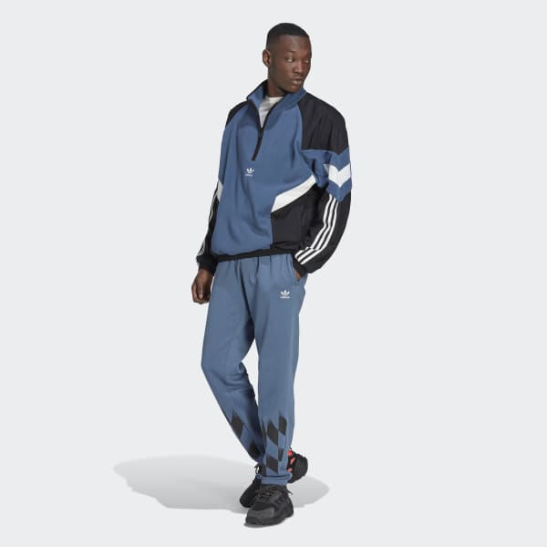 adidas Rekive Placed Graphic Sweat Pants - Blue | Men's Lifestyle