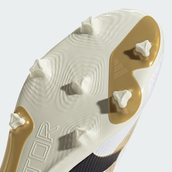 adidas Predator League Firm/Multi-Ground Cleats - White | Free