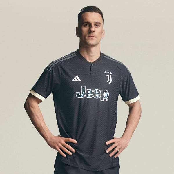 Compra Juventus Turin Away Replica maglia da calcio bambini 22/23 adidas  Performance in nero-grigio