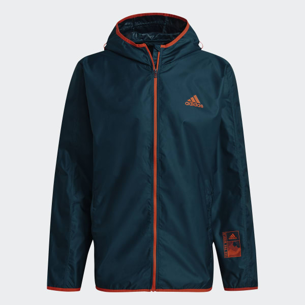 Adidas packable discount windbreaker