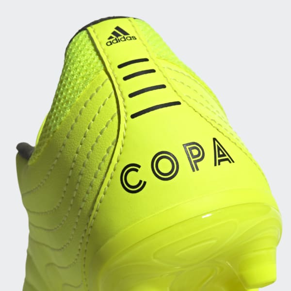 Yellow Copa 19.3 Firm Ground Boots