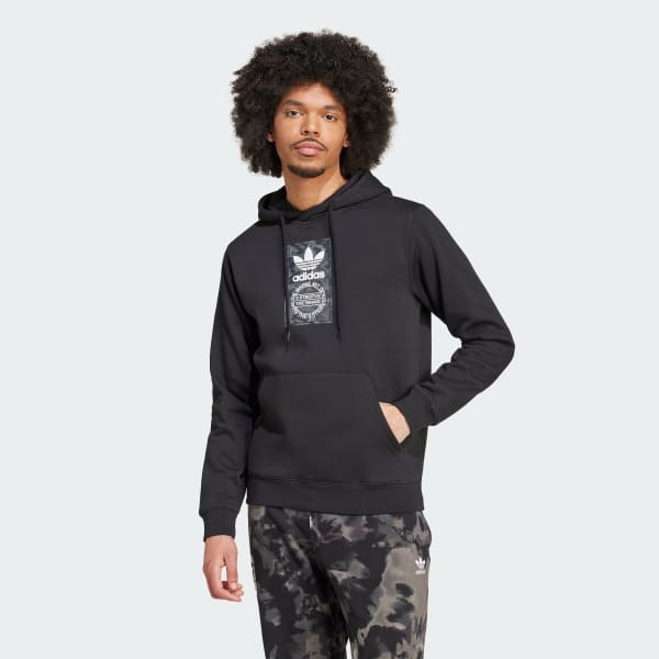 Black Camo Lab Hooded Sweatshirt