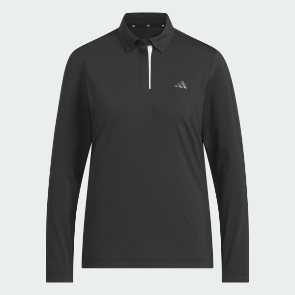 Black ULTIMATE365 TOUR LONG SLEEVE POLO SHIRT