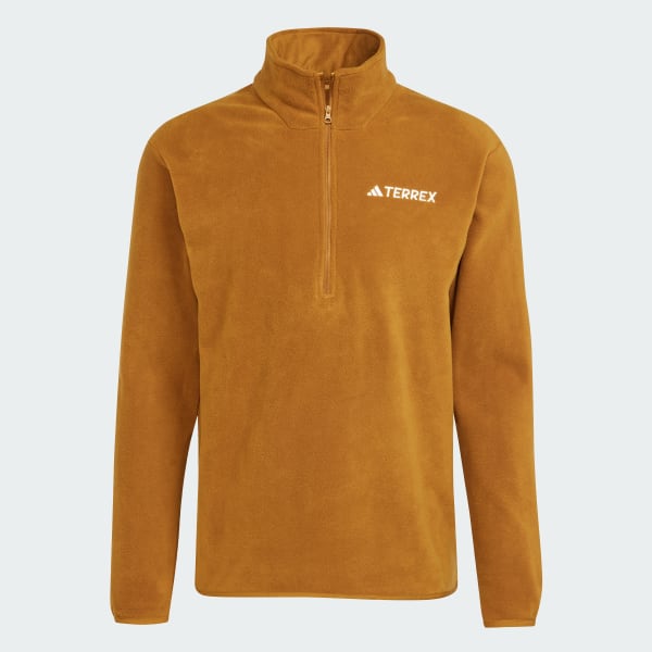Brown Multi Essentials 1/2 Zip Fleece Jacket