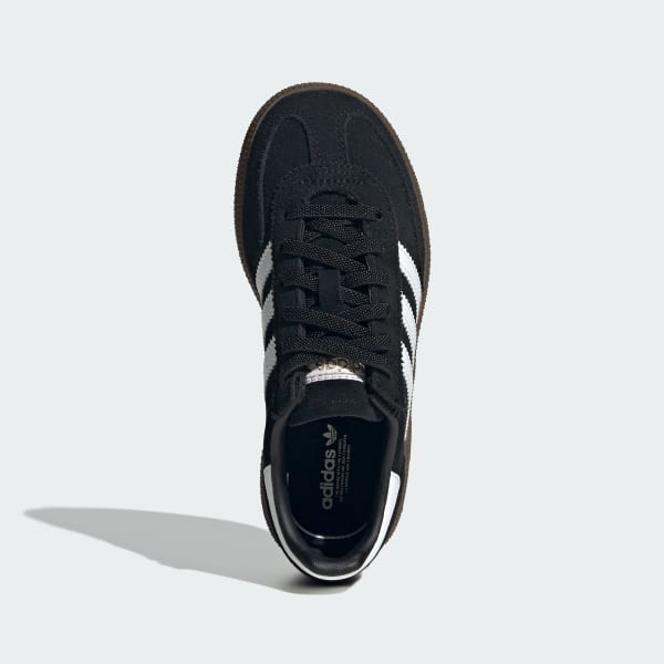 Black Handball Spezial Comfort Closure Elastic Lace Shoes Kids