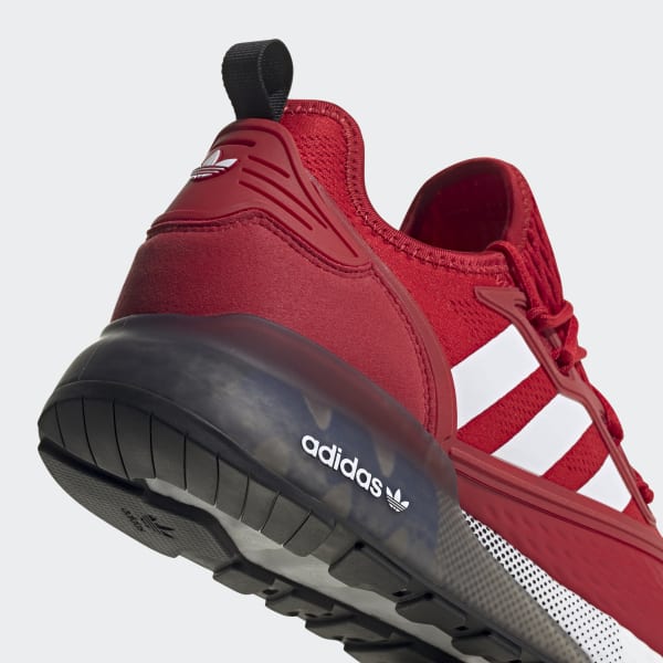 Red ZX 2K Boost Shoes KZW62