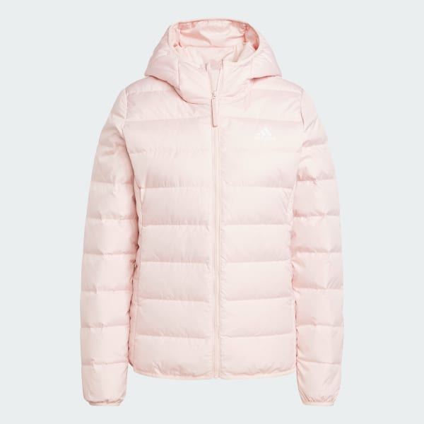 Pink Essentials Light Down Hooded Jacket