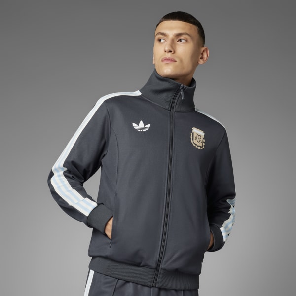 【激レア】adidasジャージ　アルゼンチン代表　ベッケンバウアー　水色　紺　L 世界市場独占！2024年 アルゼンチン代表・オフィシャル