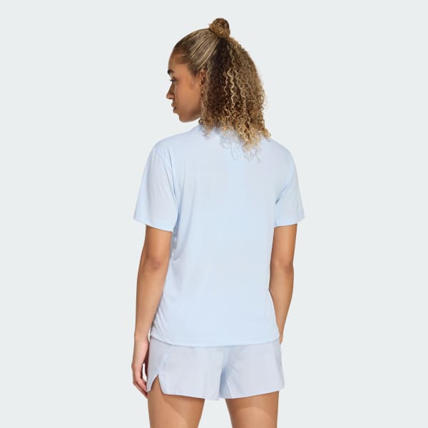 Azul Playera de Running adi365 Essentials Brand Love