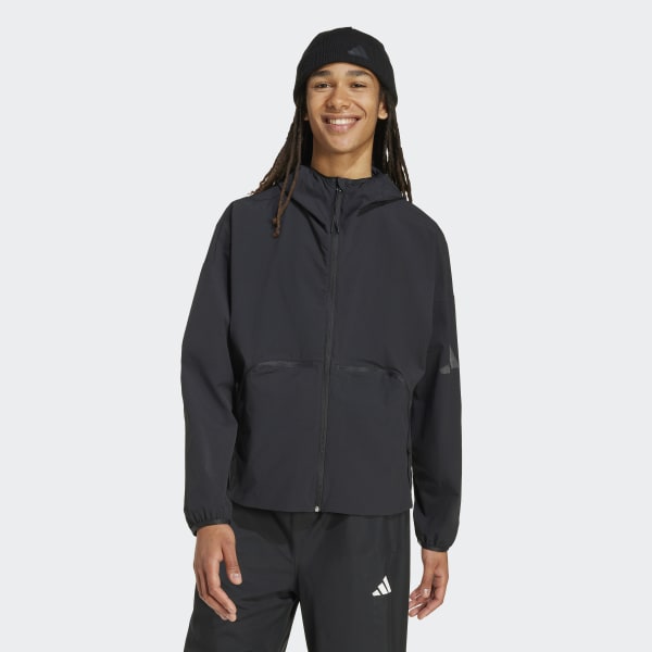 ウェア 443 adidas - Men's Shoulder Stripe Quarter-Zip Pullover