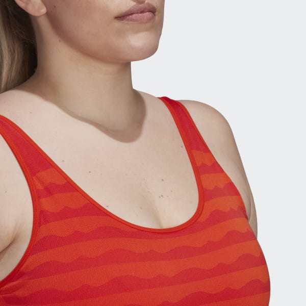 Laranja Sutiã de Sustentação Ligeira AEROKNIT Marimekko (Plus Size) TS921