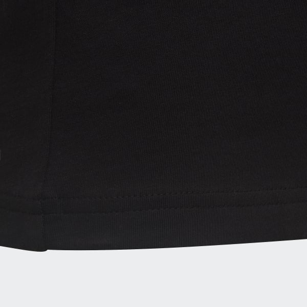 Negro Camiseta Essentials 3 bandas