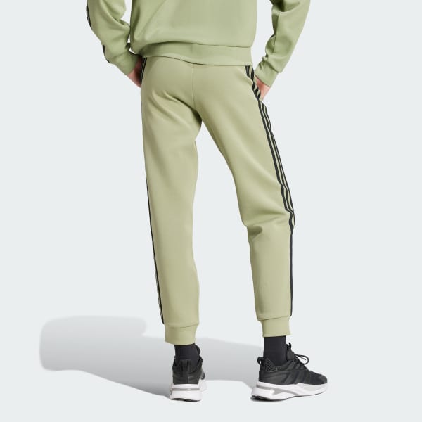 Green stripe adidas pants clearance
