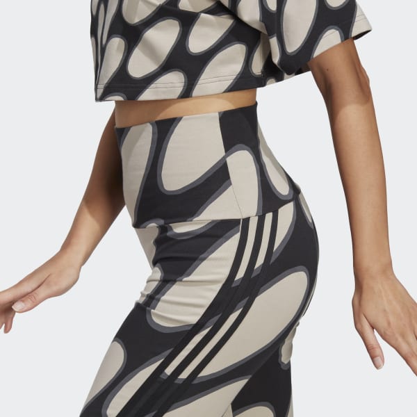 adidas x Marimekko Future Icons Flared Leggings - Brown | adidas Singapore