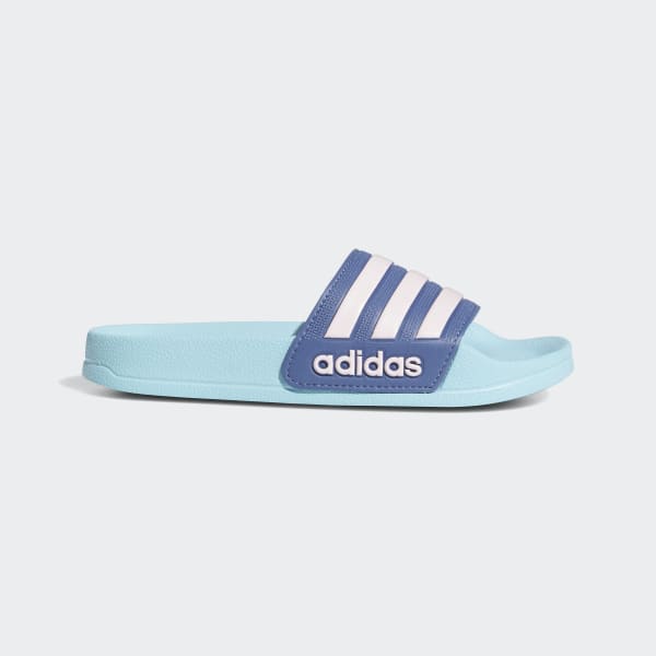 adidas ADILETTE SHOWER SLIDES - Blue | adidas Malaysia