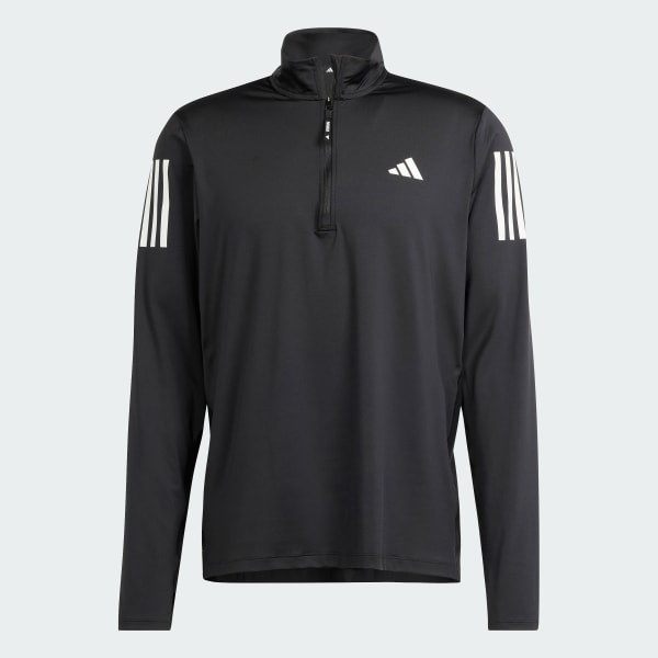 Μαύρο Own the Run Half-Zip Jacket