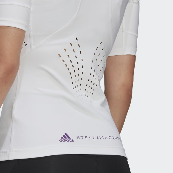 Weiss adidas by Stella McCartney TruePurpose Trainingsshirt VB146