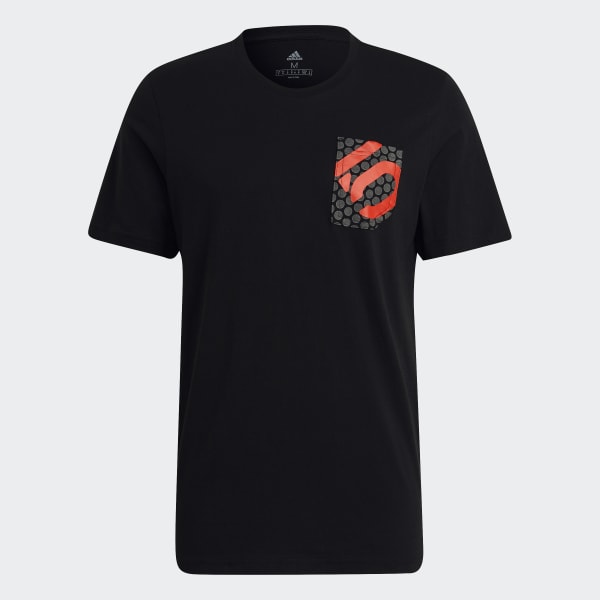 Czerń Five Ten Brand of the Brave Tee