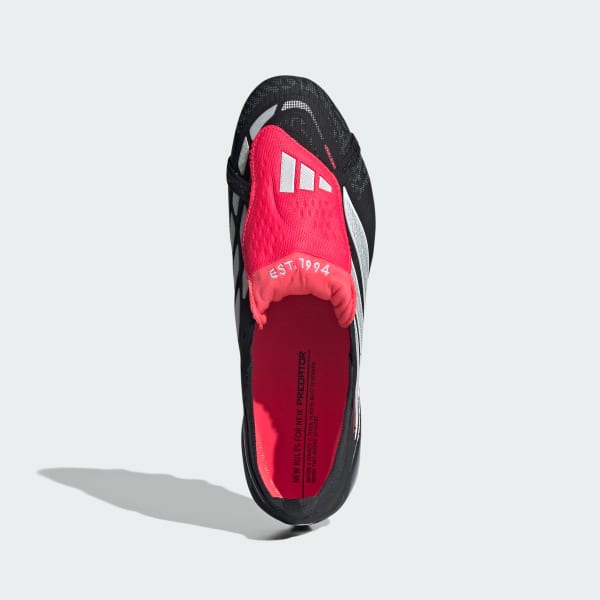 ブラック プレデター ELITE フォールディングタン HG サッカースパイク / 土・人工芝 / PREDATOR ELITE Fold-Over Tongue Hard Ground Football Boots