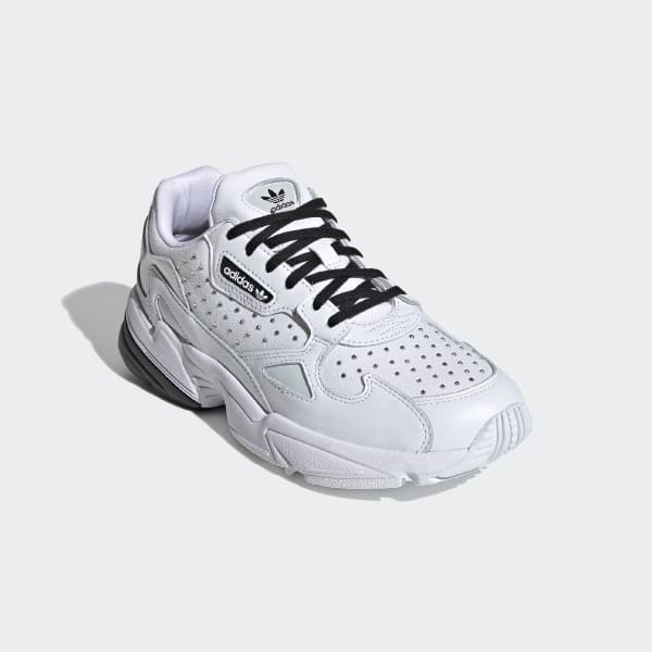 adidas falcon white sneakers