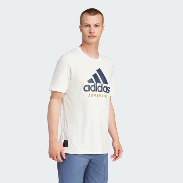 Hvit Juventus Seasonal Graphic T-skjorte