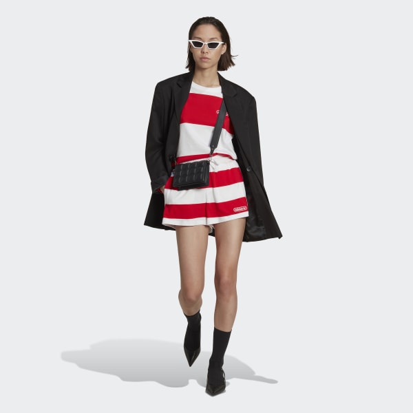 Vermelho Sweatshirt às Riscas TF395