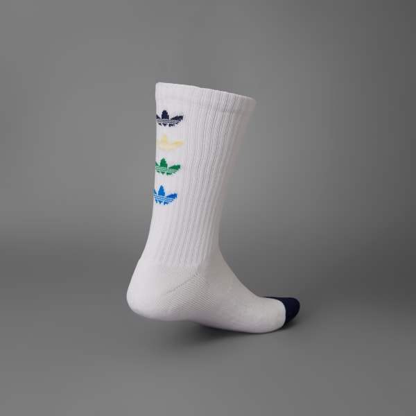 White Originals Golf Trefoil Crew Socks