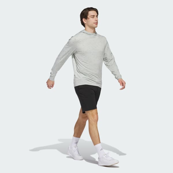 adidas Core Printed Lightweight Hoodie - Grey | Free
