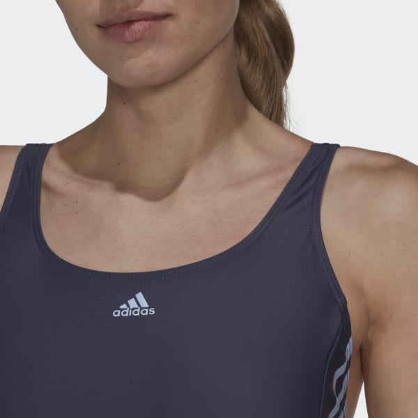 Niebieski Mid 3-Stripes Swimsuit