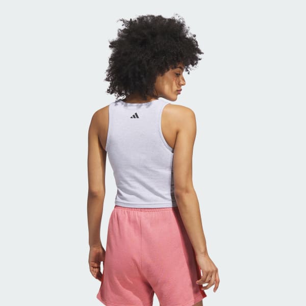 Gris Polera sin Mangas Estampada Farmers Market