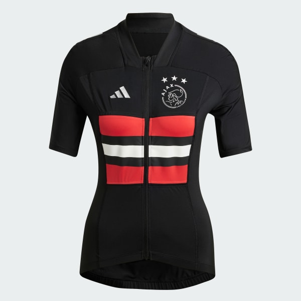 cerná Dres Ajax Amsterdam Cycling