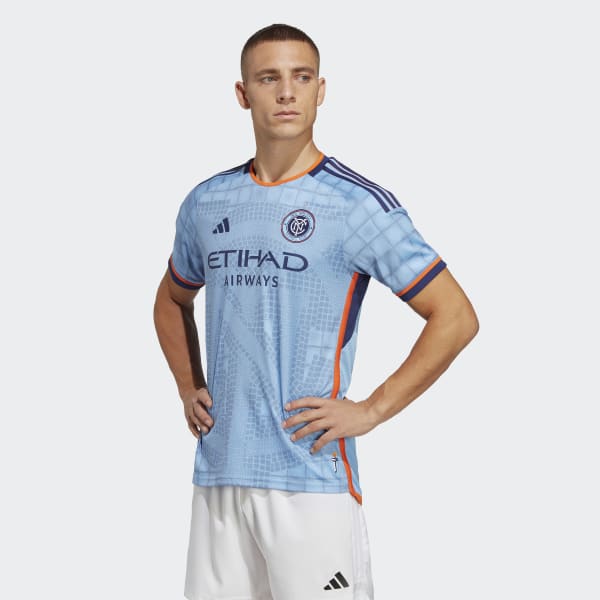 adidas New York City FC 23/24 Home Authentic Jersey - Blue, Men's Soccer